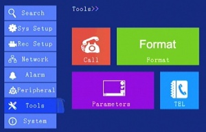 Tools Screen