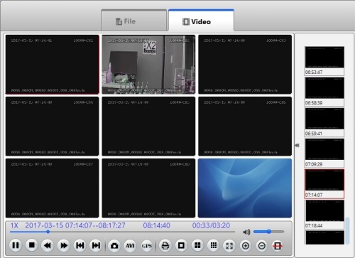 Selected video